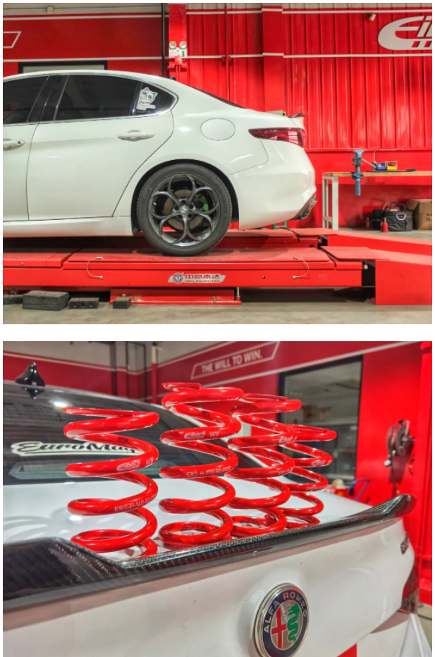 改装案例 | 阿尔法·罗密欧GIULIA绞牙减震器 * EIBACH赛用弹簧ERS(图2)